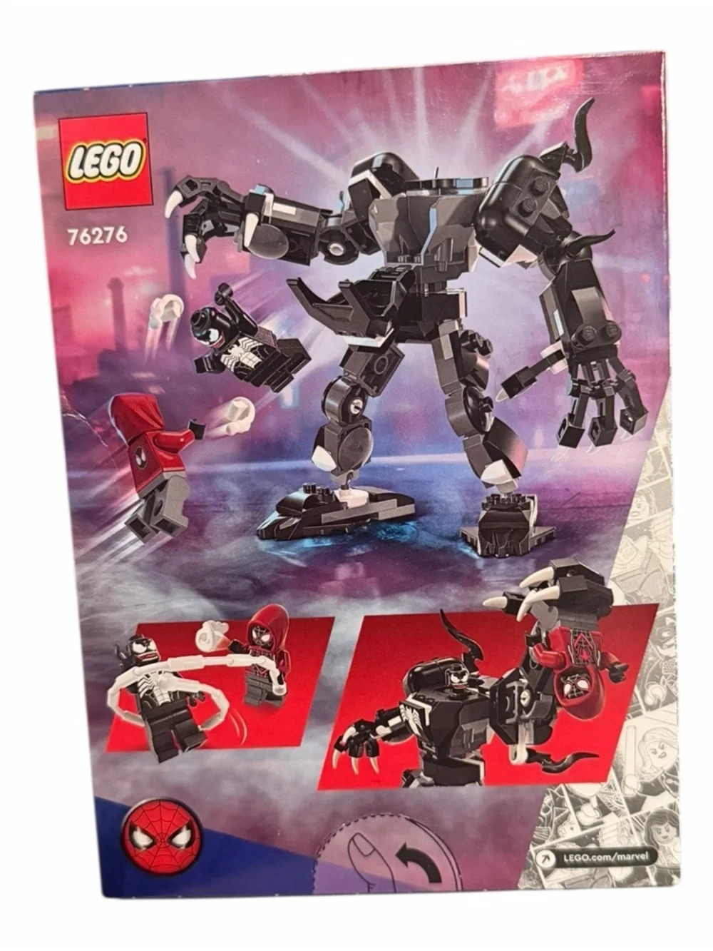 LEGO Super Heroes: Venom Mech Armor Vs. Miles Morales 76276 Building Block Set